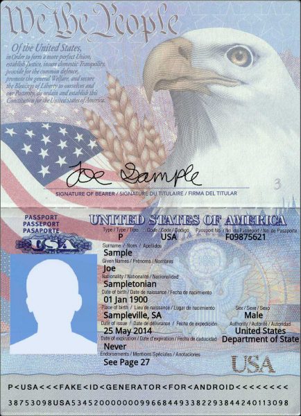 护照原件与影印本相符样本，领事公证认证样本